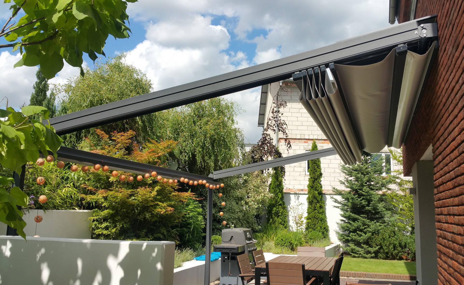 Pergola z automatyką pogodową - Warszawa